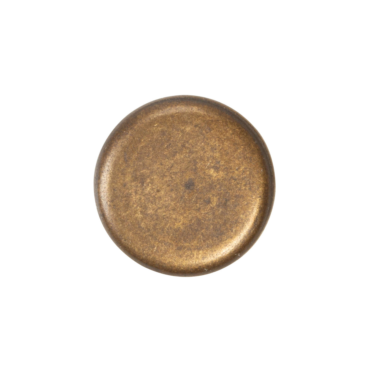 Caps for #104 Tubular Rivets, Antique Brass