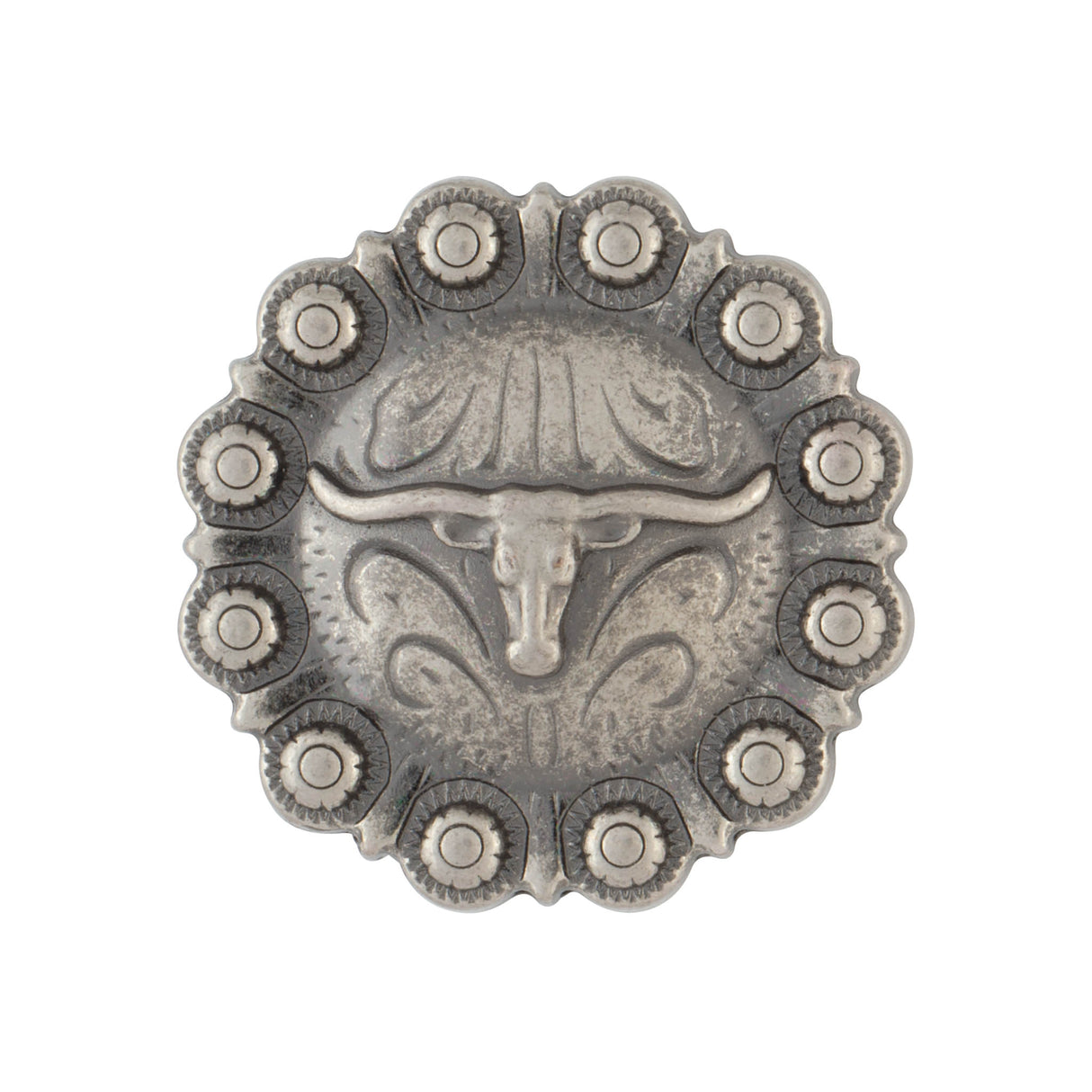 Round Longhorn Berry Concho