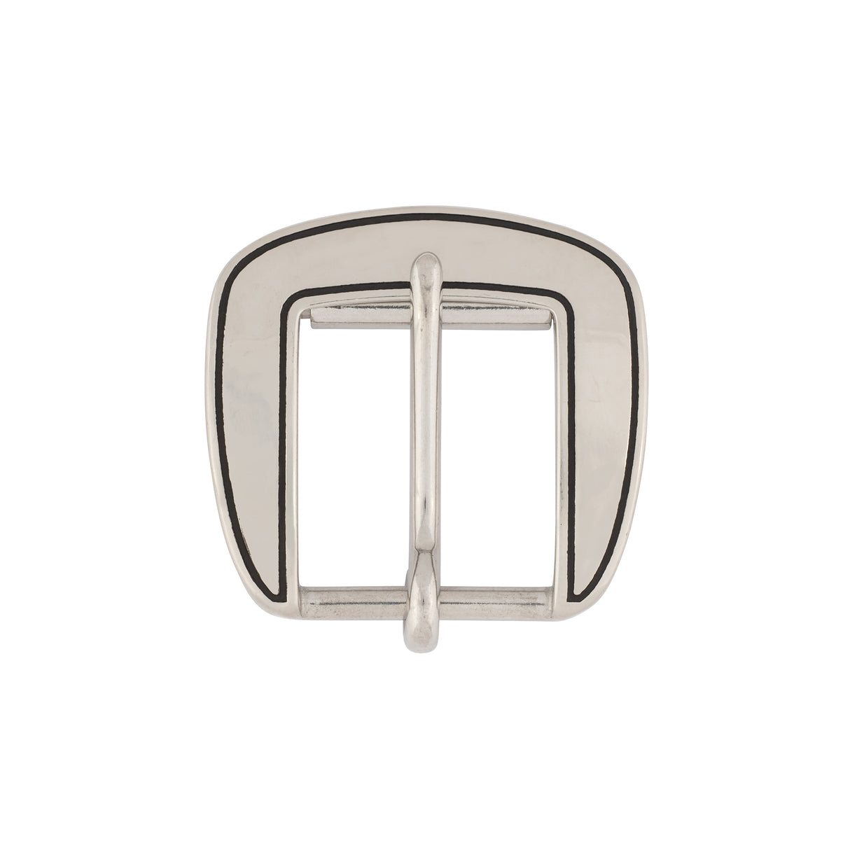 04076 Smooth and Grooved Flank Buckle, 1-3/4"