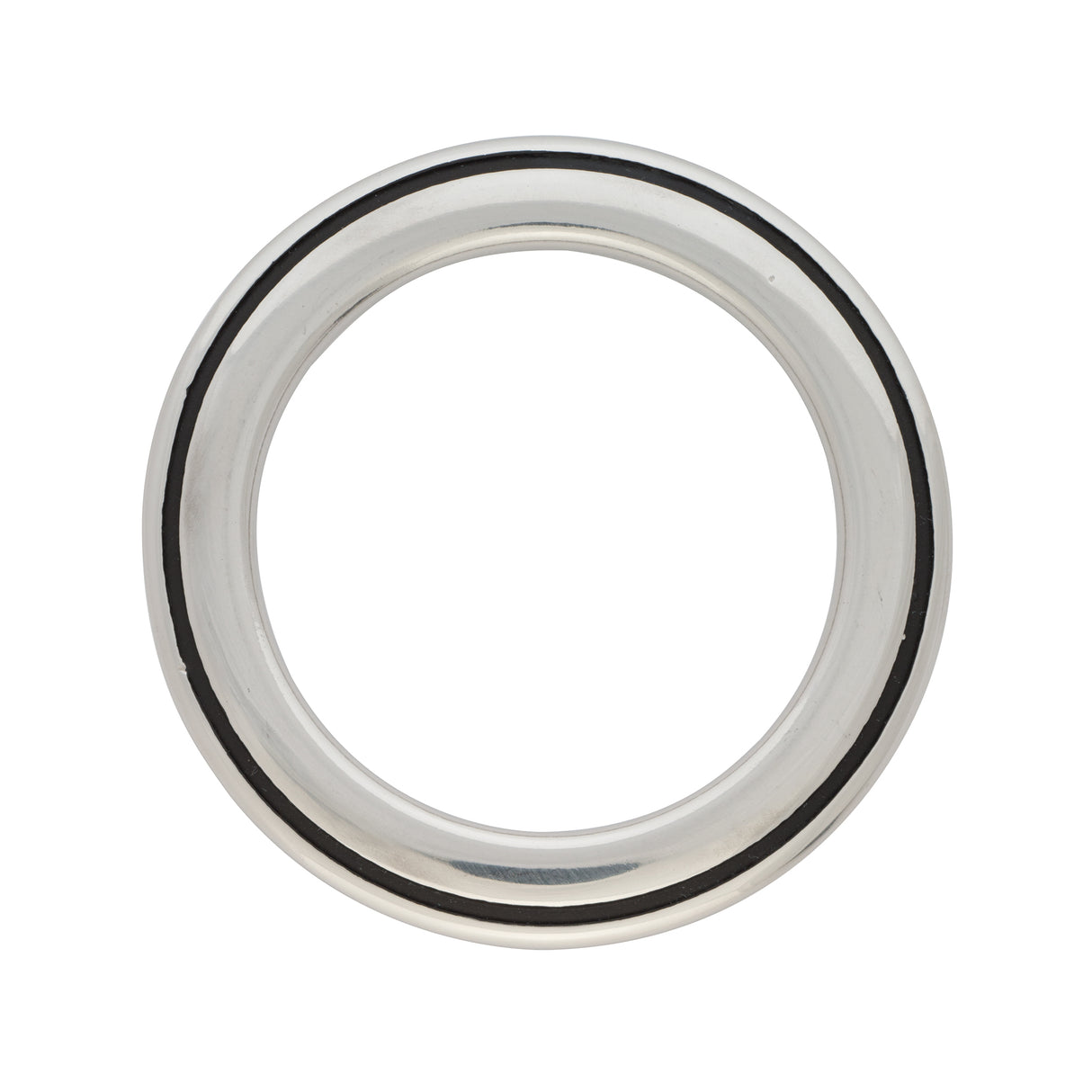 Jeremiah Watt Smooth and Grooved Breast Collar Ring, 2-3/4"
