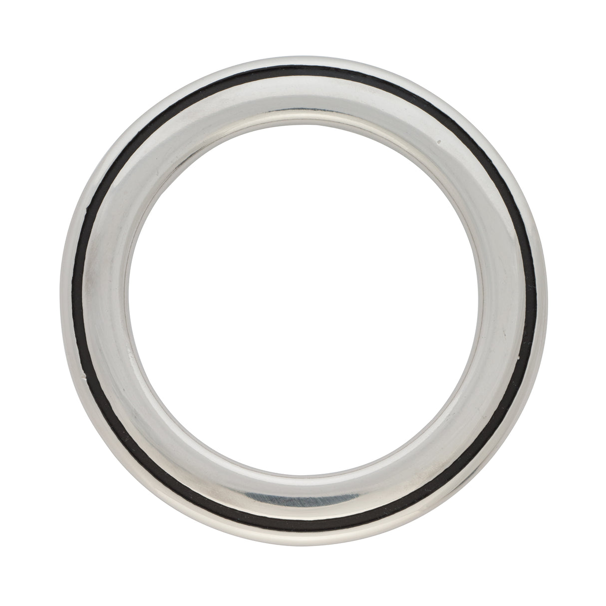 Jeremiah Watt Smooth and Grooved Breast Collar Ring, 2"