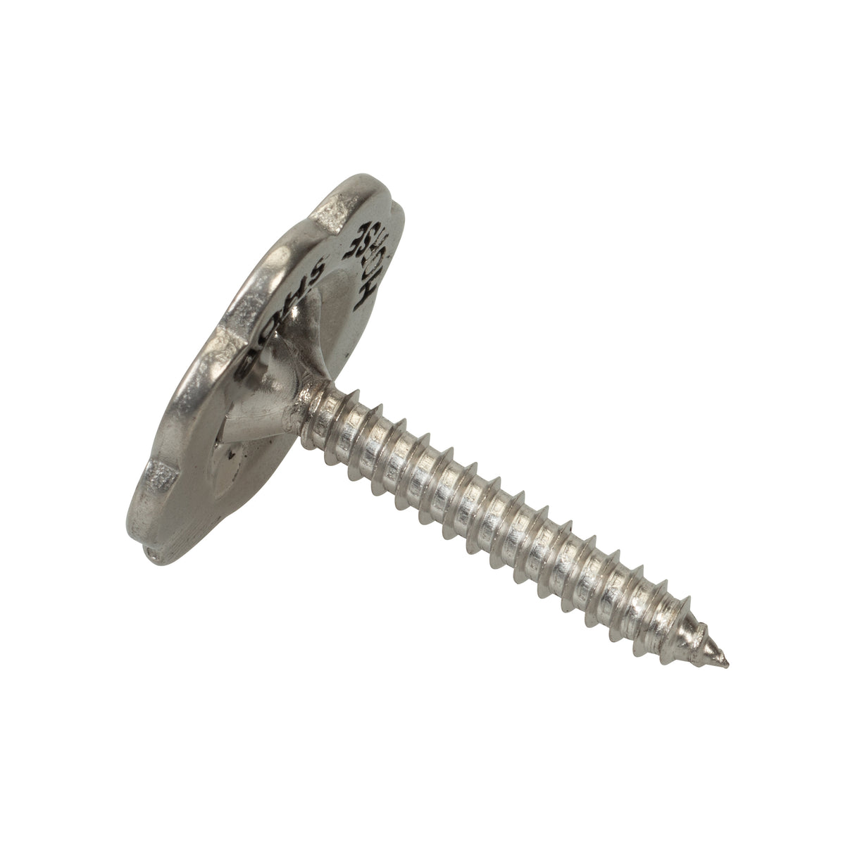 Jeremiah Watt Accented Floral Concho with Wood Screw