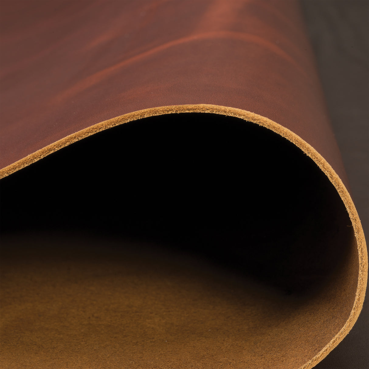 Jasper Pull Up Leather, Redwood, Side