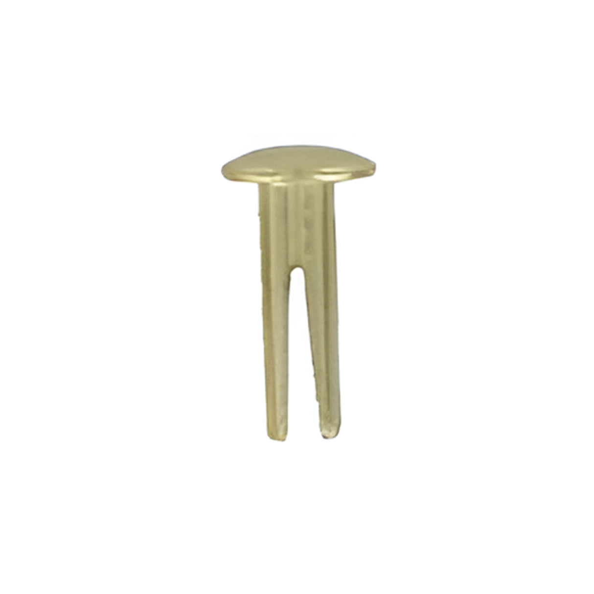 6/16" Brass, Split Rivet, Steel - 24 pk