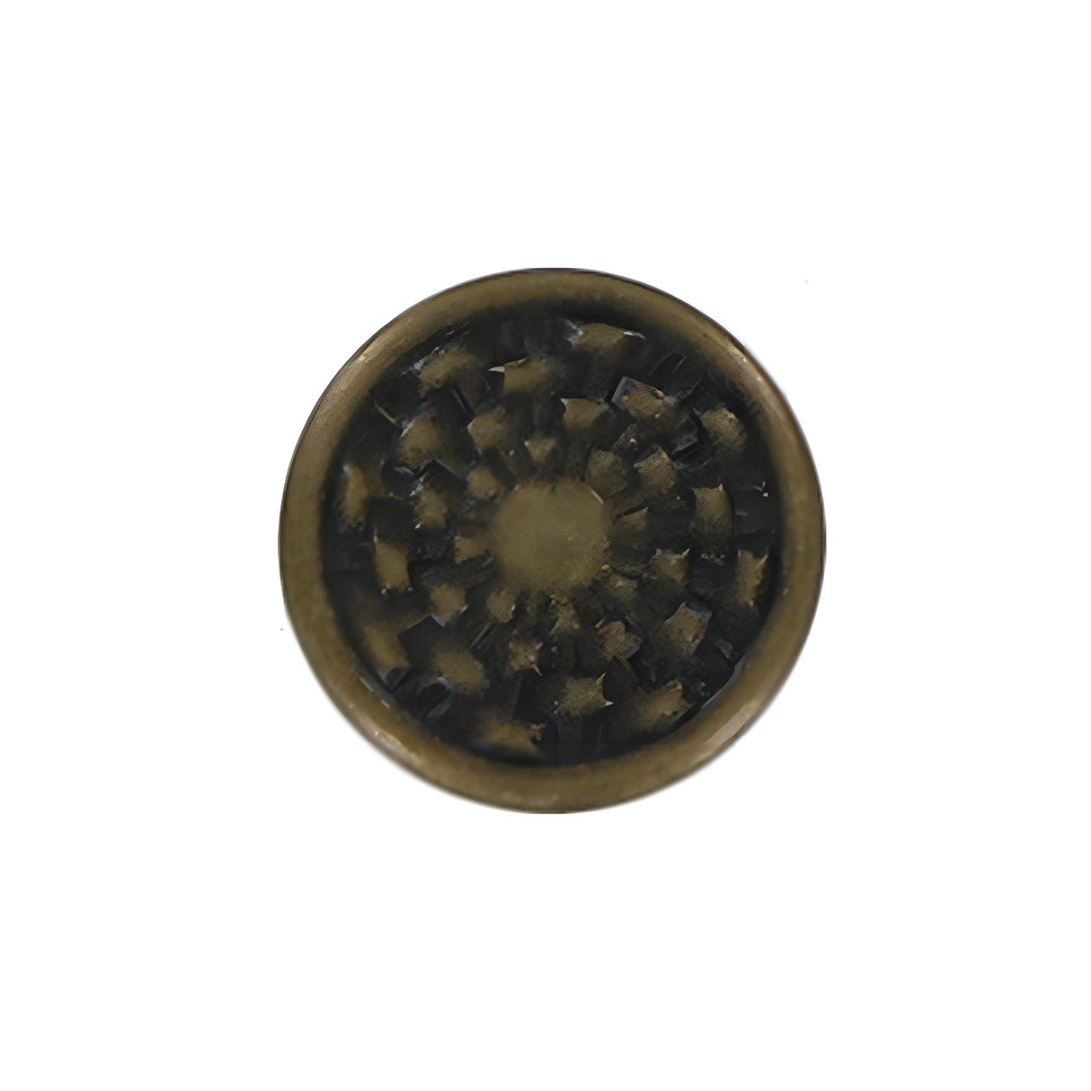 Line 24 Antique Brass, Basket Weave Cap, Steel