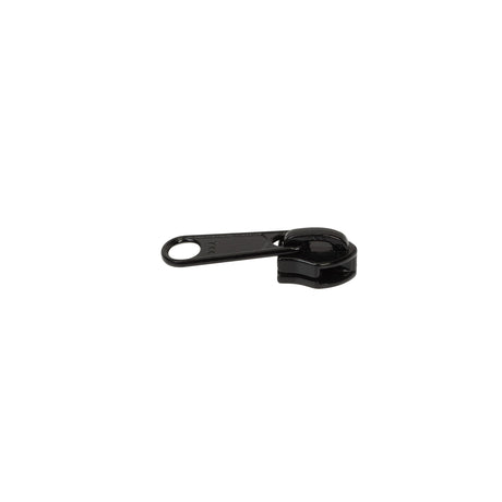 #10 Black, Coil, YKK, Long Tab Semi-Swivel Slider, Zinc Alloy, #10C-1-BLK