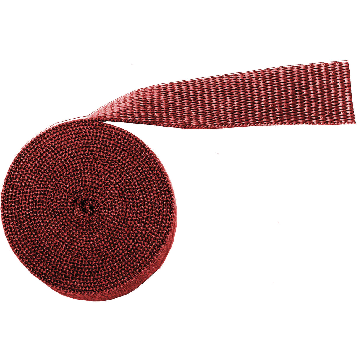 1" Burgundy, Webbing Medium Weight, PolyPropylene