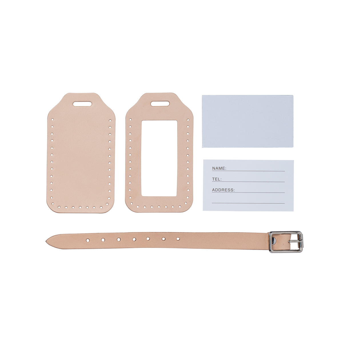 Luggage Tag Leathercrafting Kit