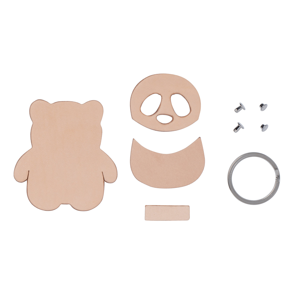Panda Key Chain Leathercrafting Kit