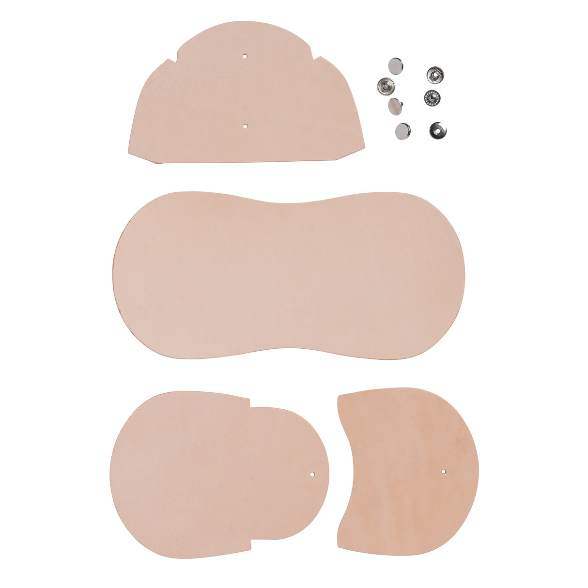 Round Coin Case Leathercrafting Kit