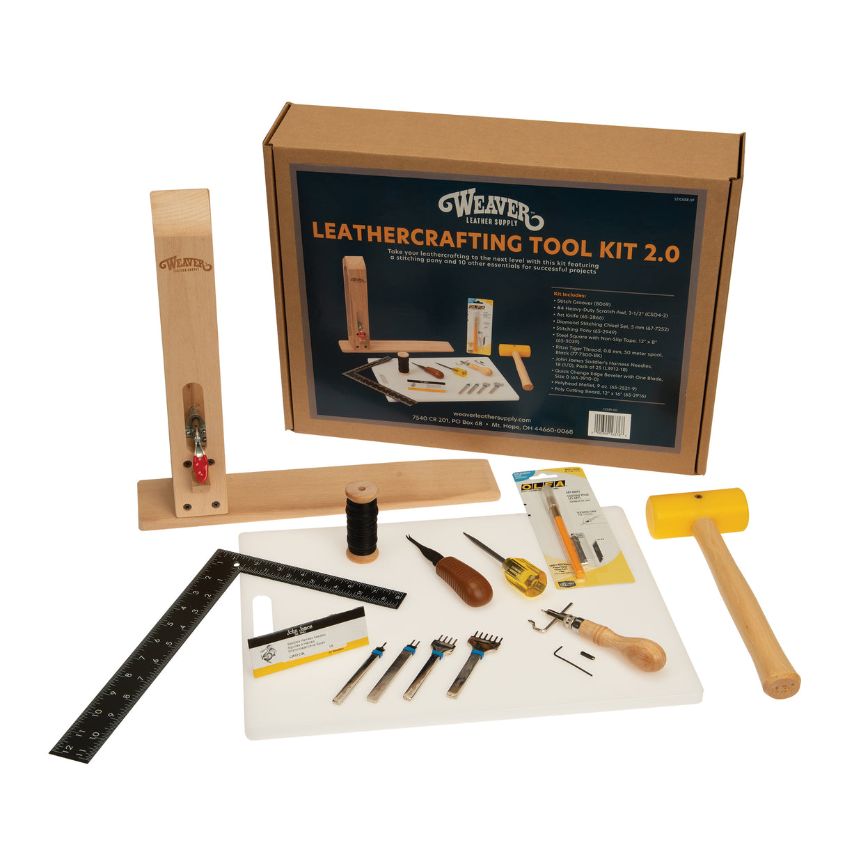 Leathercrafting Tool Kit 2.0