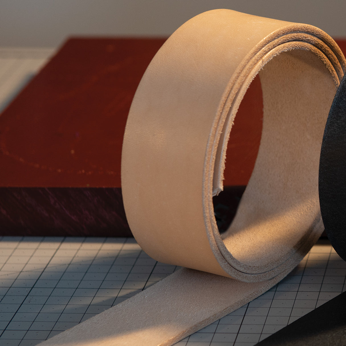 CHAHINLEATHER® Natural Strap Belt Blank, 8/9 oz., 65" - 96"