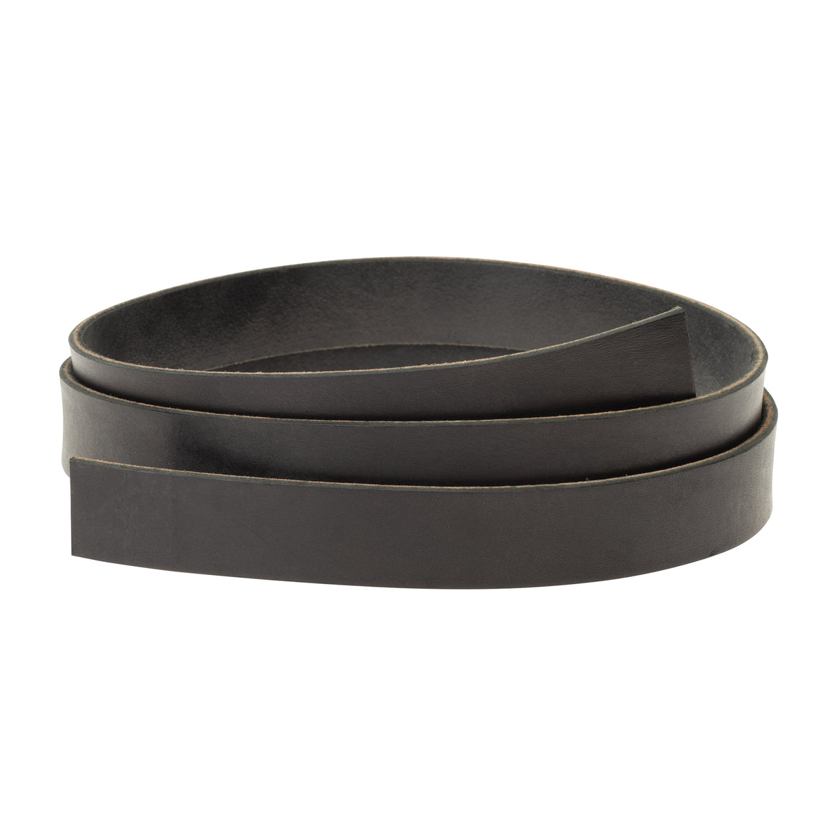 English Bridle Short Belt Blank, Plain, 1", wrapped