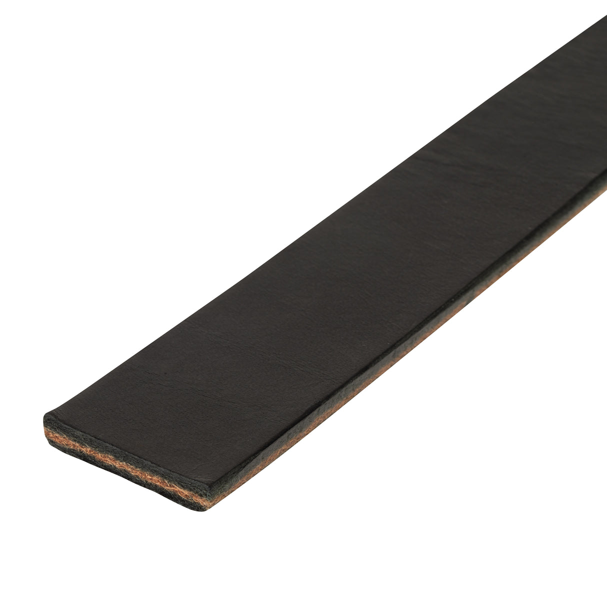 English Bridle Short Belt Blank, Plain, 1", up close