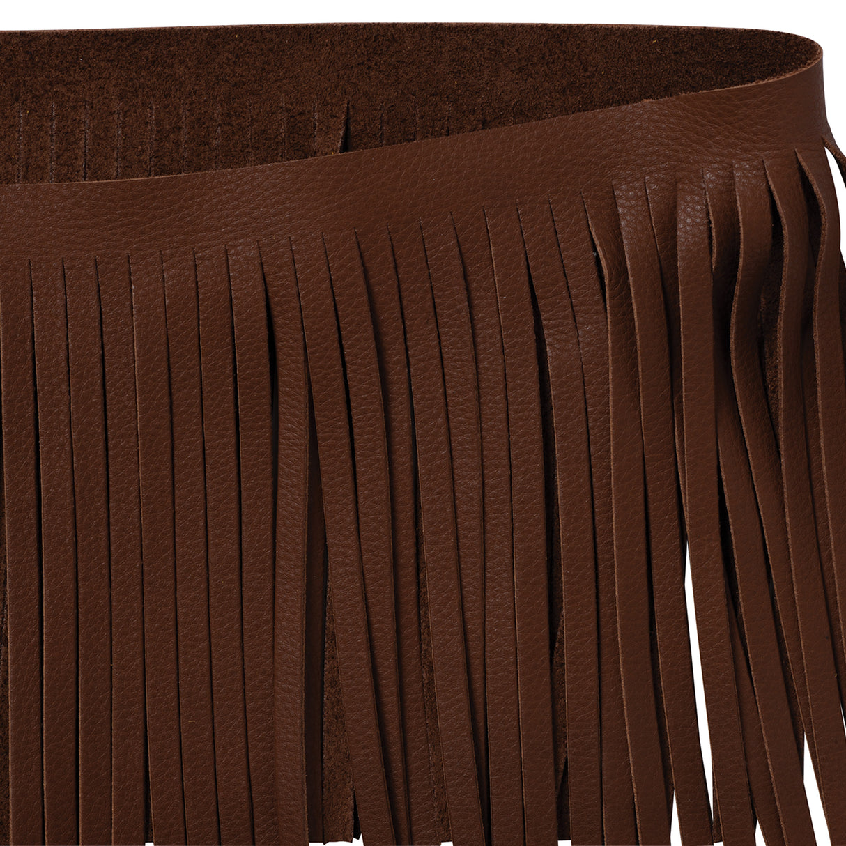 Deertan Cowhide Fringe