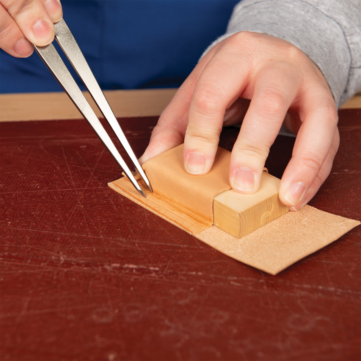 Hermann Oak® Strap Leather Crafting Panel, 12" x 24"