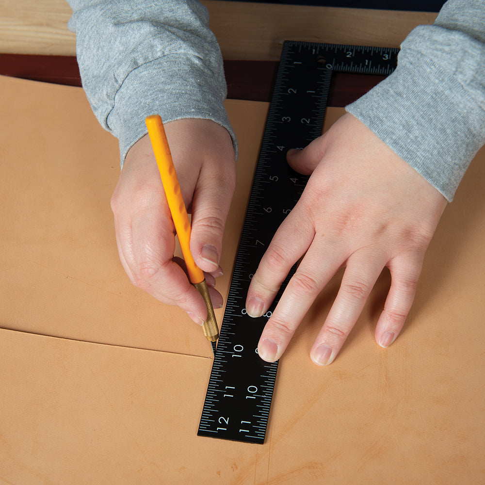 12" x 8" Steel Square with Non-Slip Tape