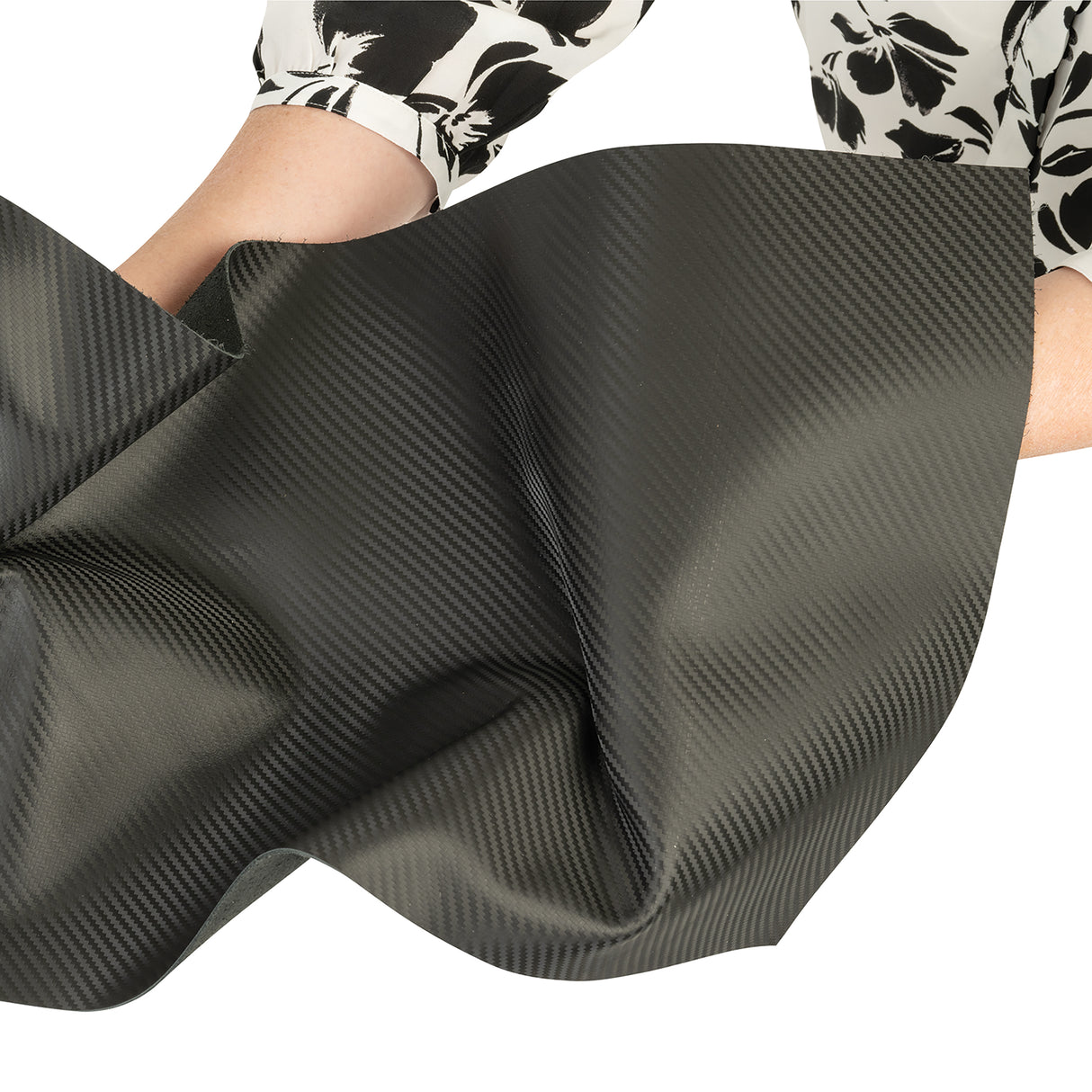 Embossed Leather, 2/3 oz., Carbon Fiber Print