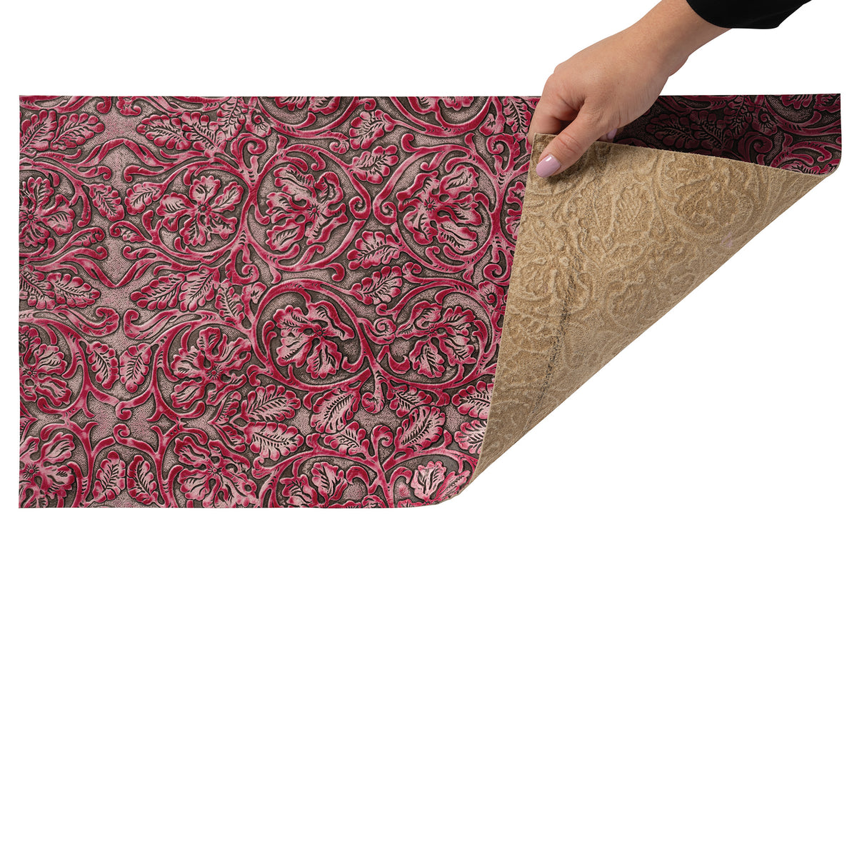 Embossed Leather, 2/3 oz., Cowboy Tool Pink