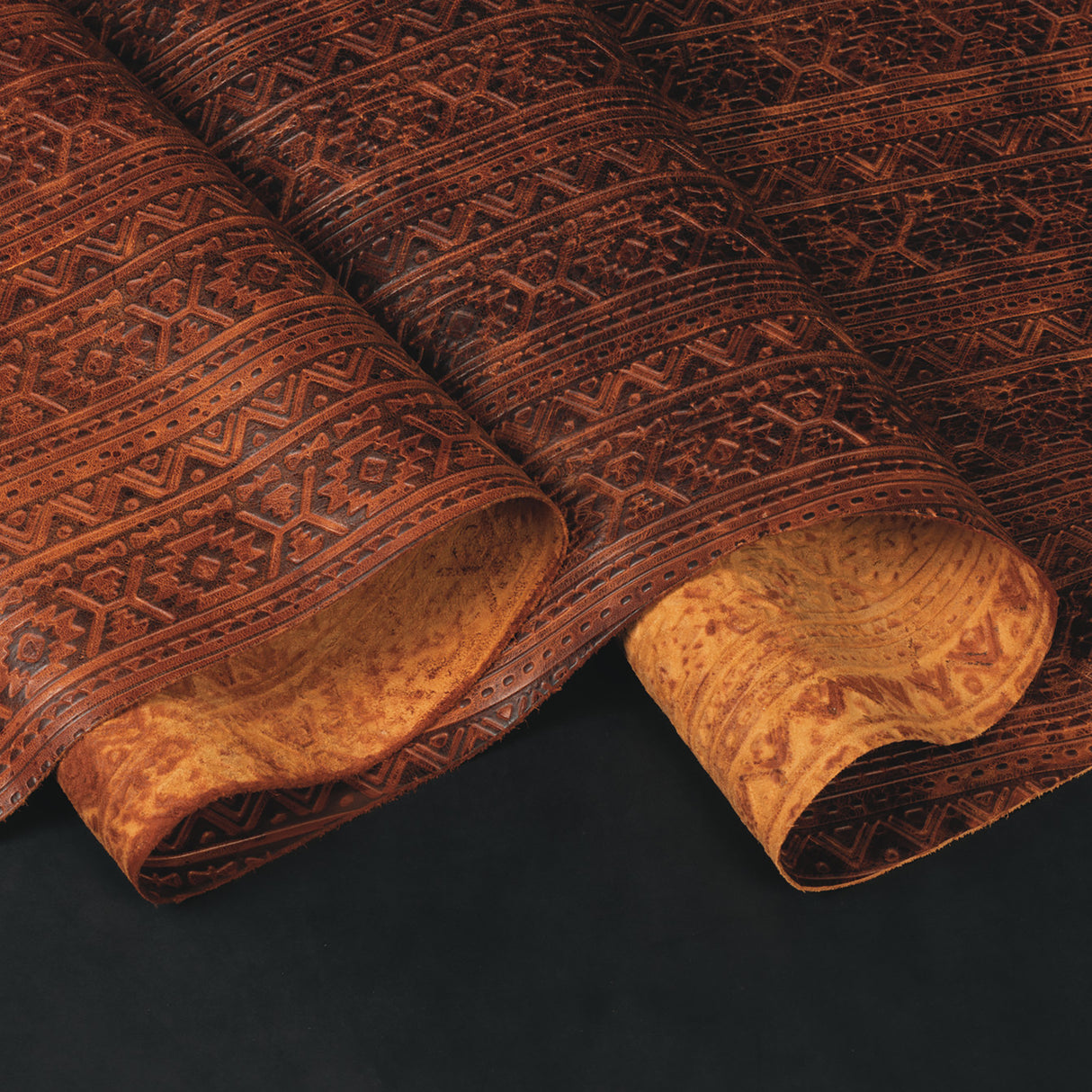 Embossed Leather, 2-3 oz., Southwest