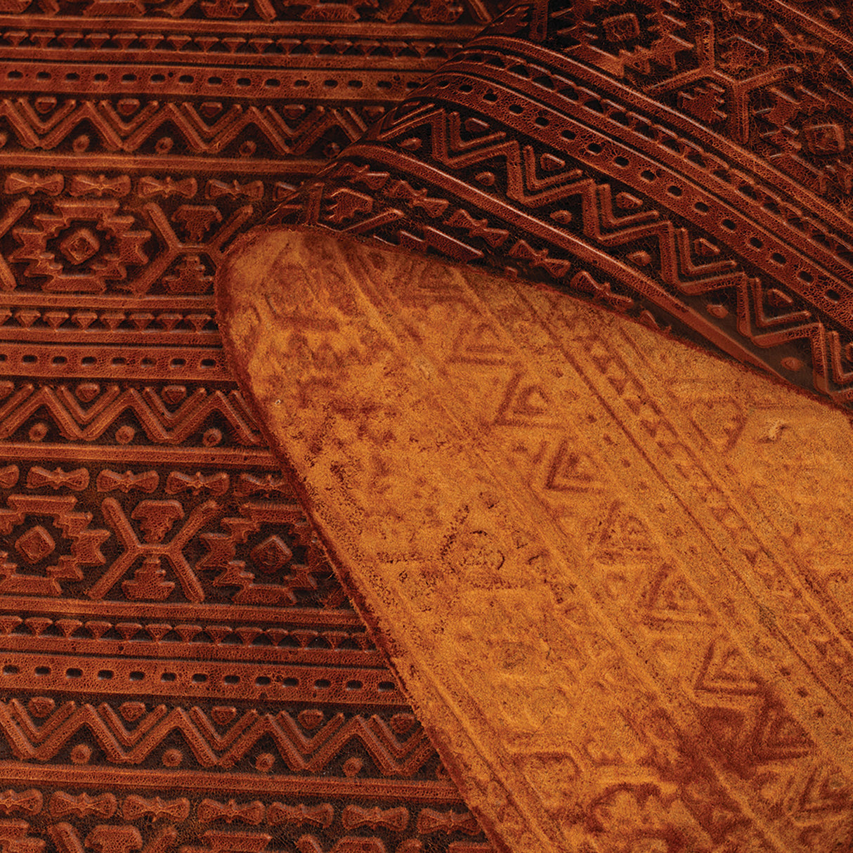 Embossed Leather, 2-3 oz., Southwest