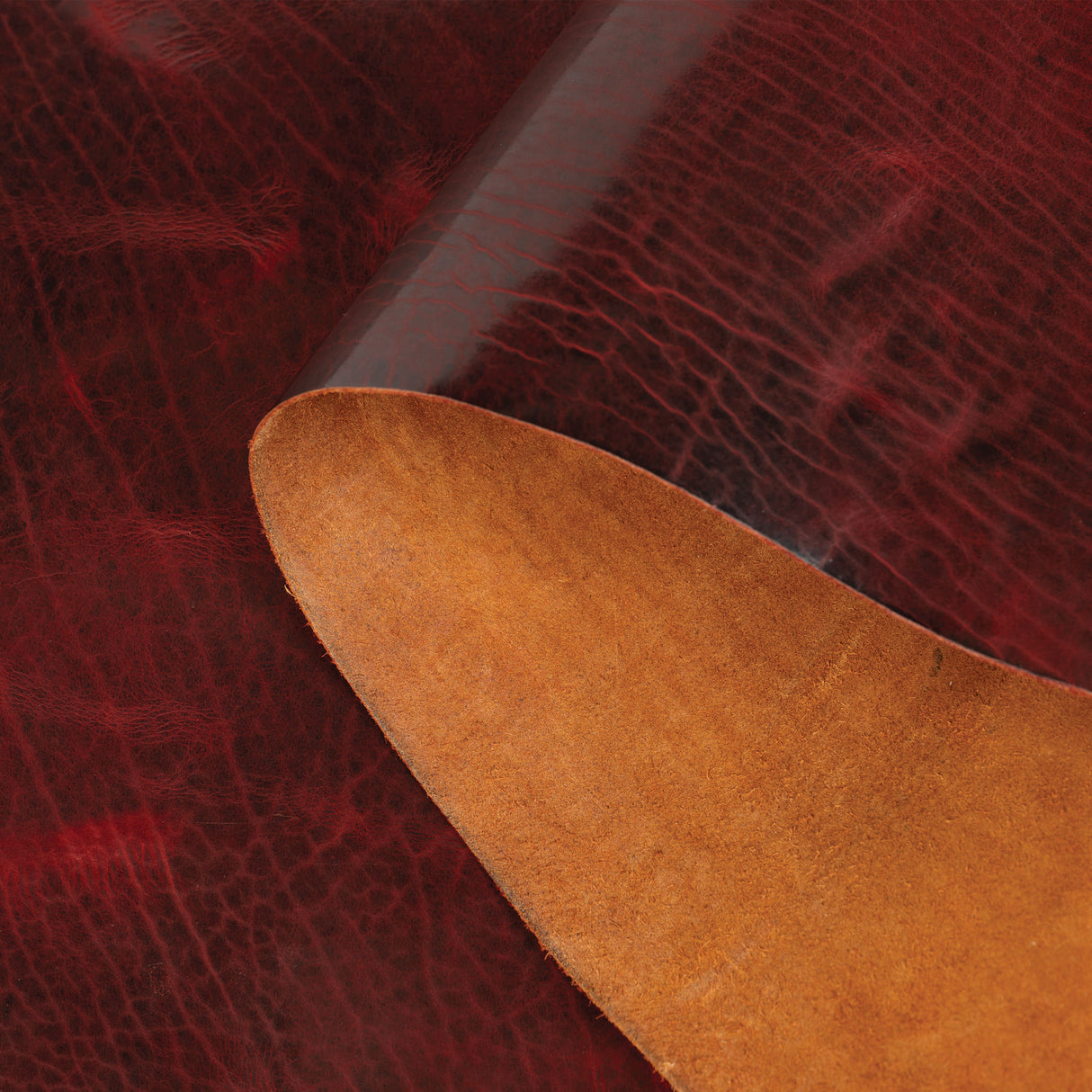 Burnt Chiptan American Bison Leather, 3/4 oz.