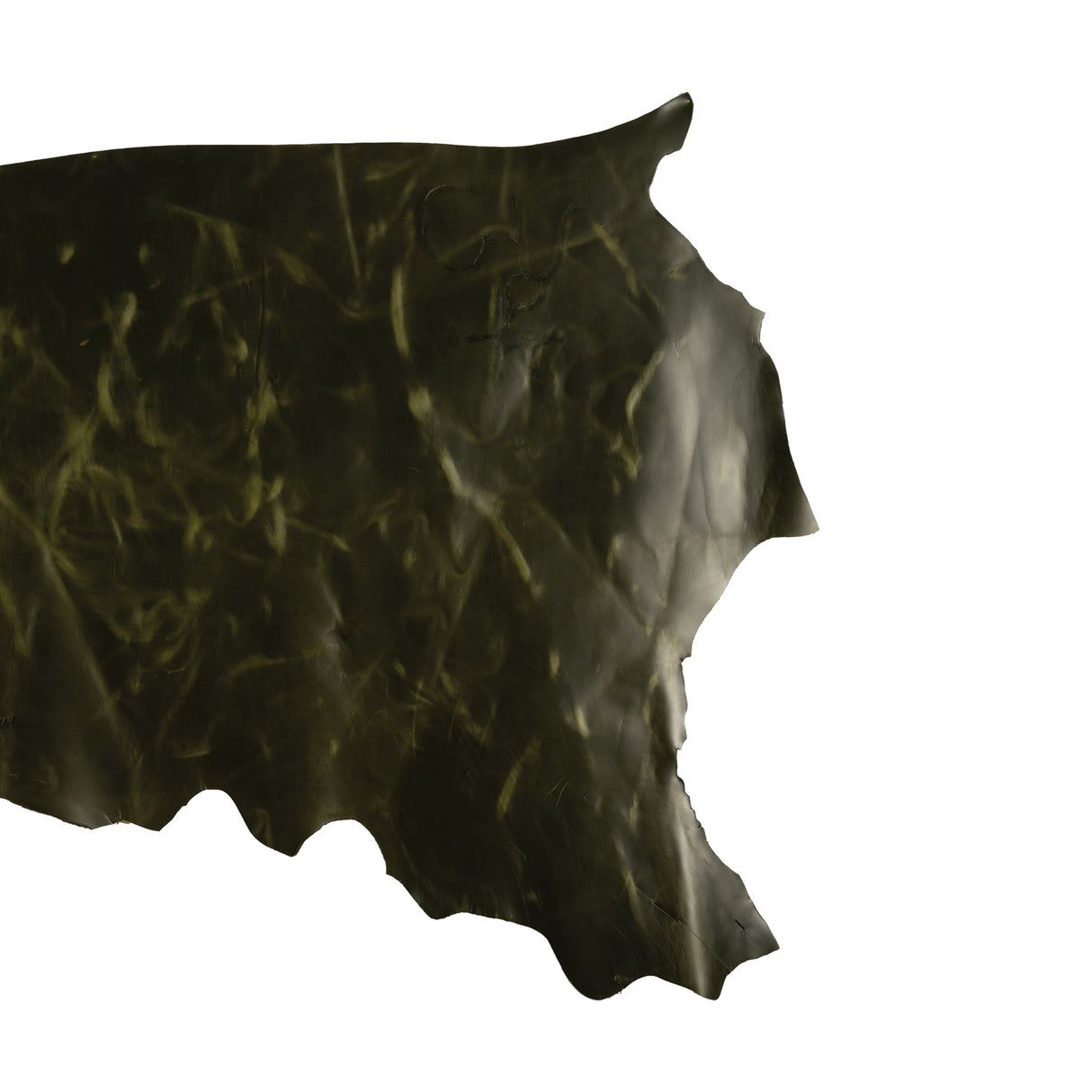 Jasper Pull Up Leather, Kelly Green, half side, back