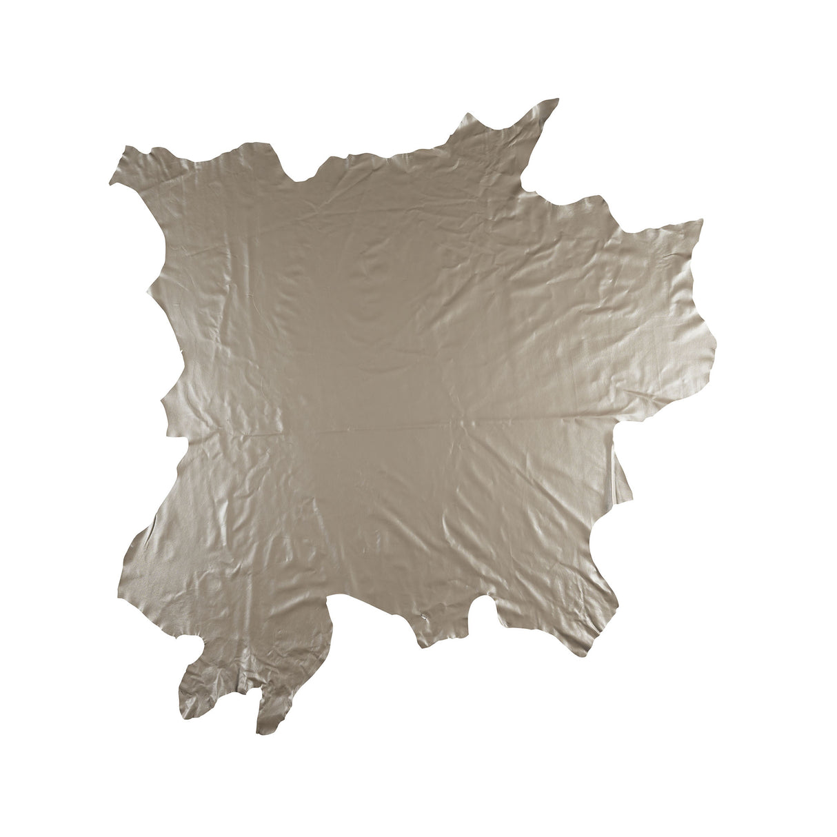 Modern Leather for Upholstery, Gray Shimmer, Whole Hide
