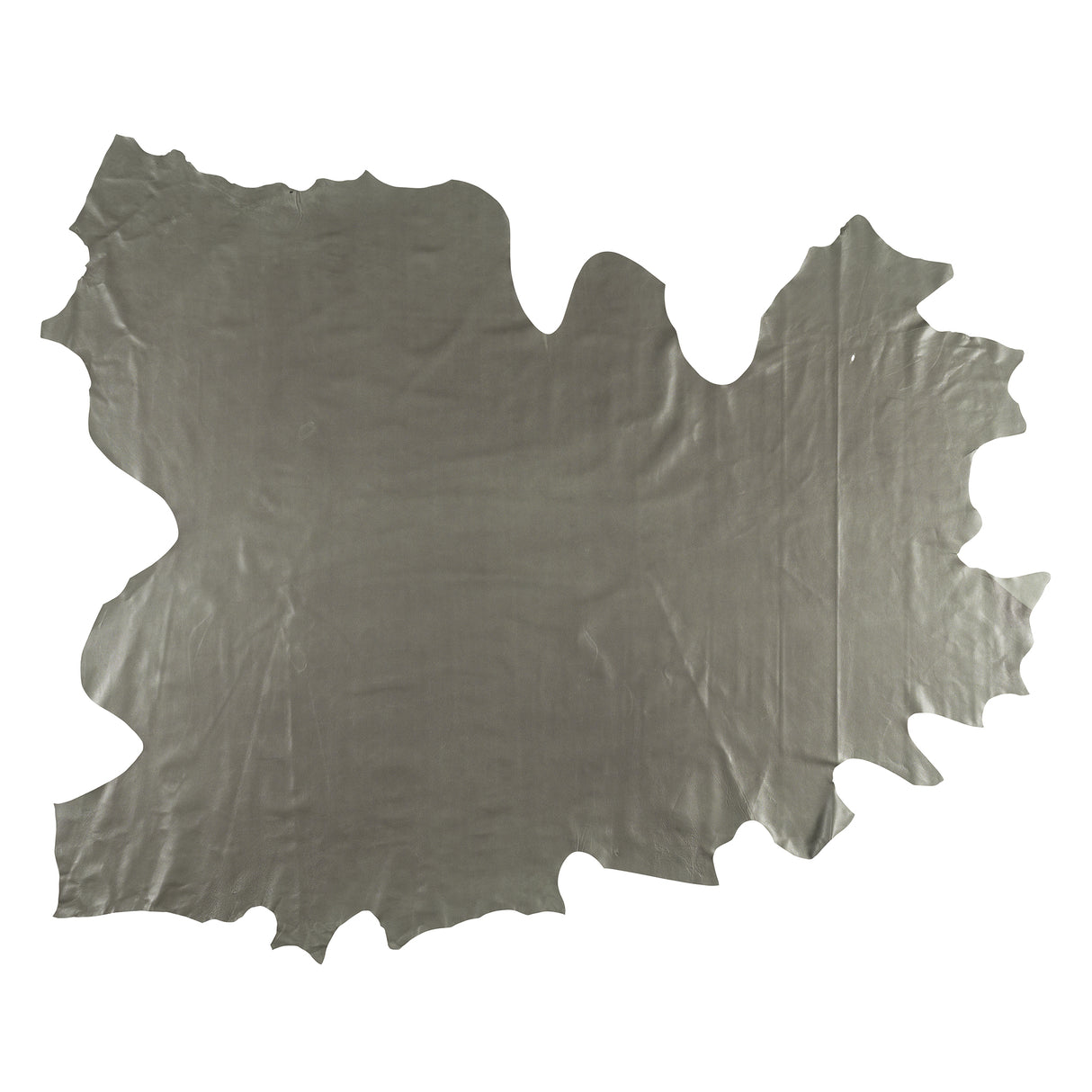 Modern Leather for Upholstery, Dark Gray, Whole Hide