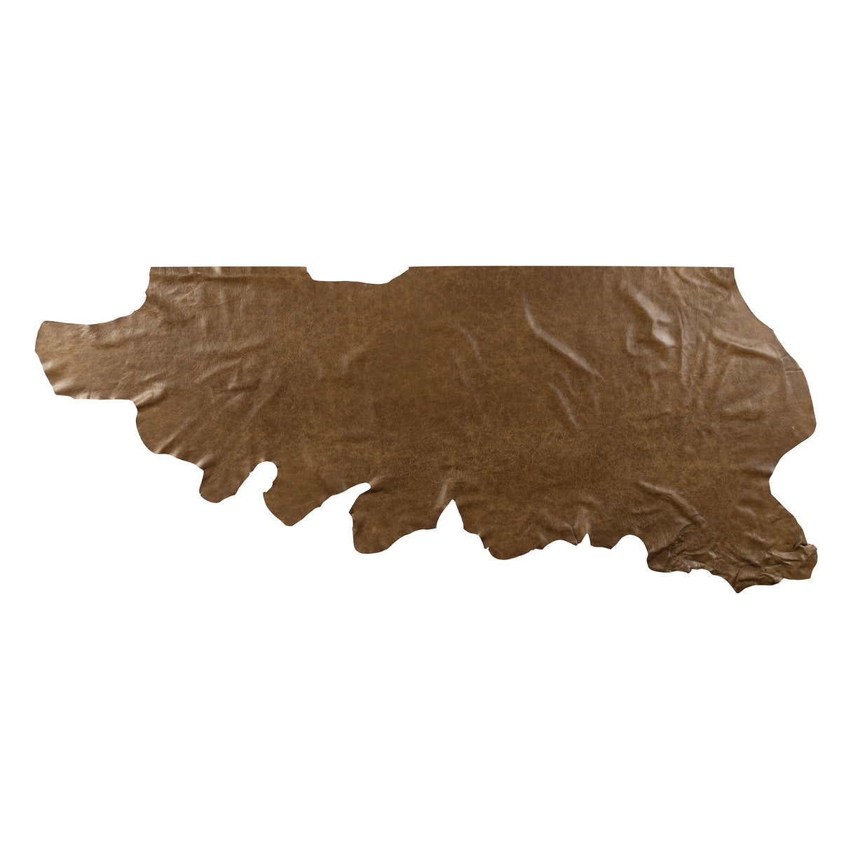 Distressed Leather for Upholstery, Spice, Side