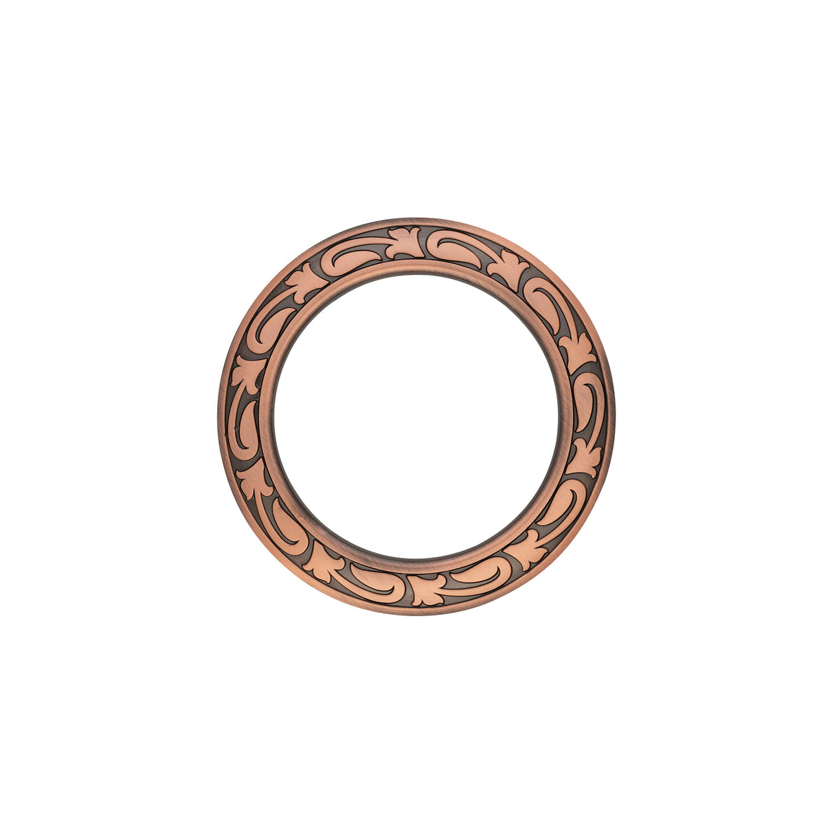 Jeremiah Watt Accented Floral Breast Collar Ring, Antique Finish
