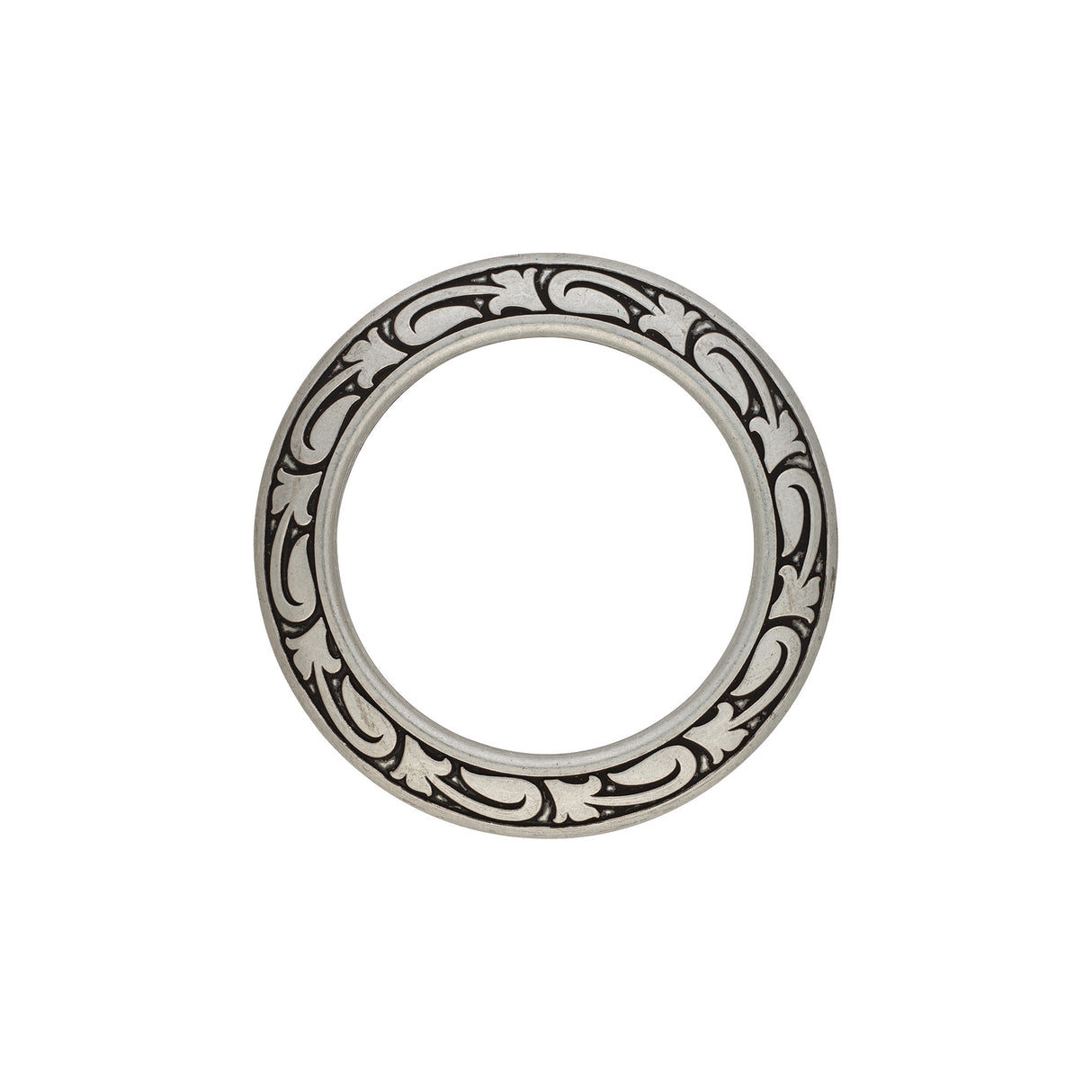 Jeremiah Watt Accented Floral Breast Collar Ring, Antique Finish