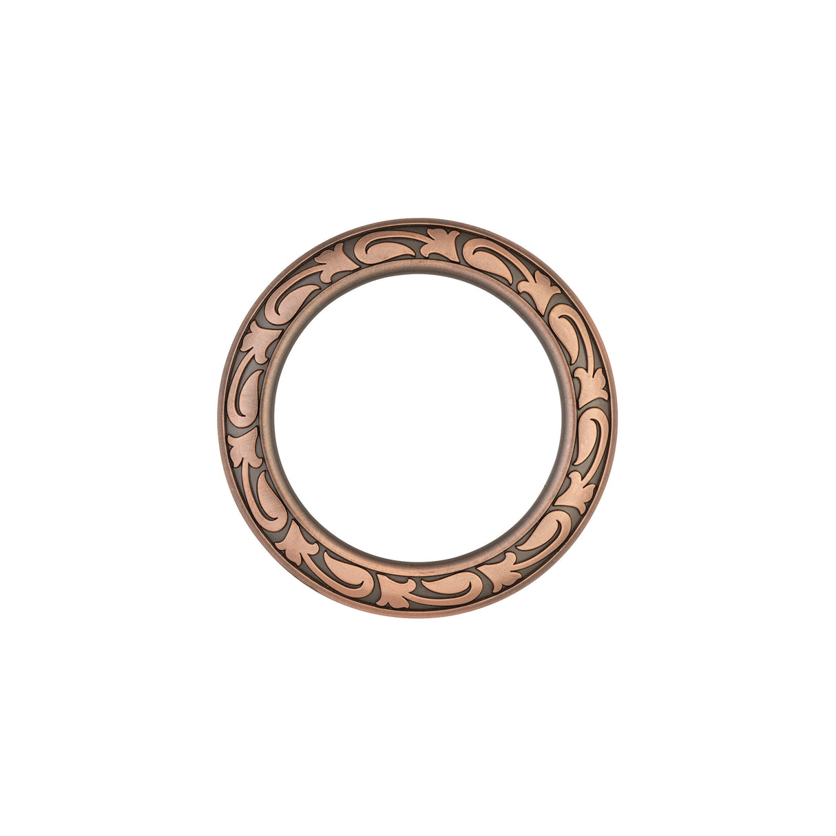 Jeremiah Watt Accented Floral Breast Collar Ring, Antique Finish