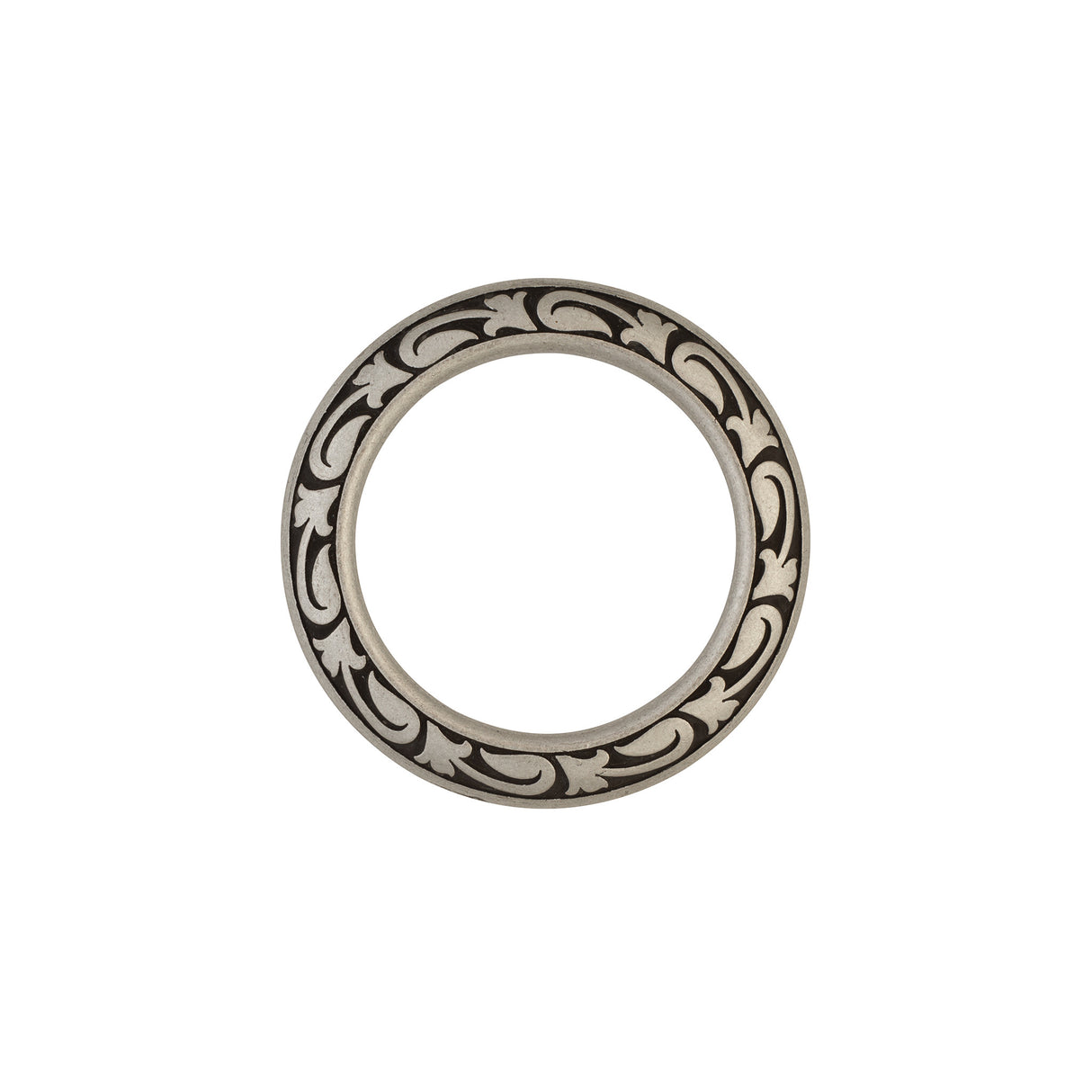 Jeremiah Watt Accented Floral Breast Collar Ring, Antique Finish
