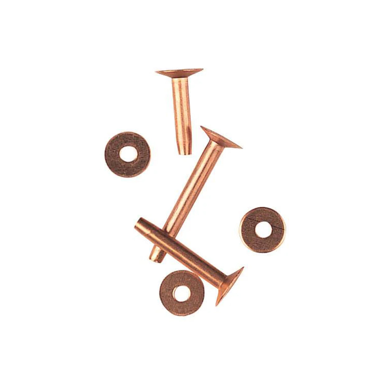 Bulk #9 Solid Copper Rivets with Burrs, 25 lb. Box