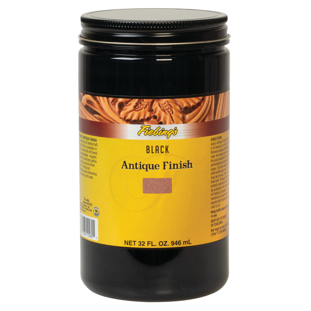 Fiebing's Antique Finish, Quart, Black