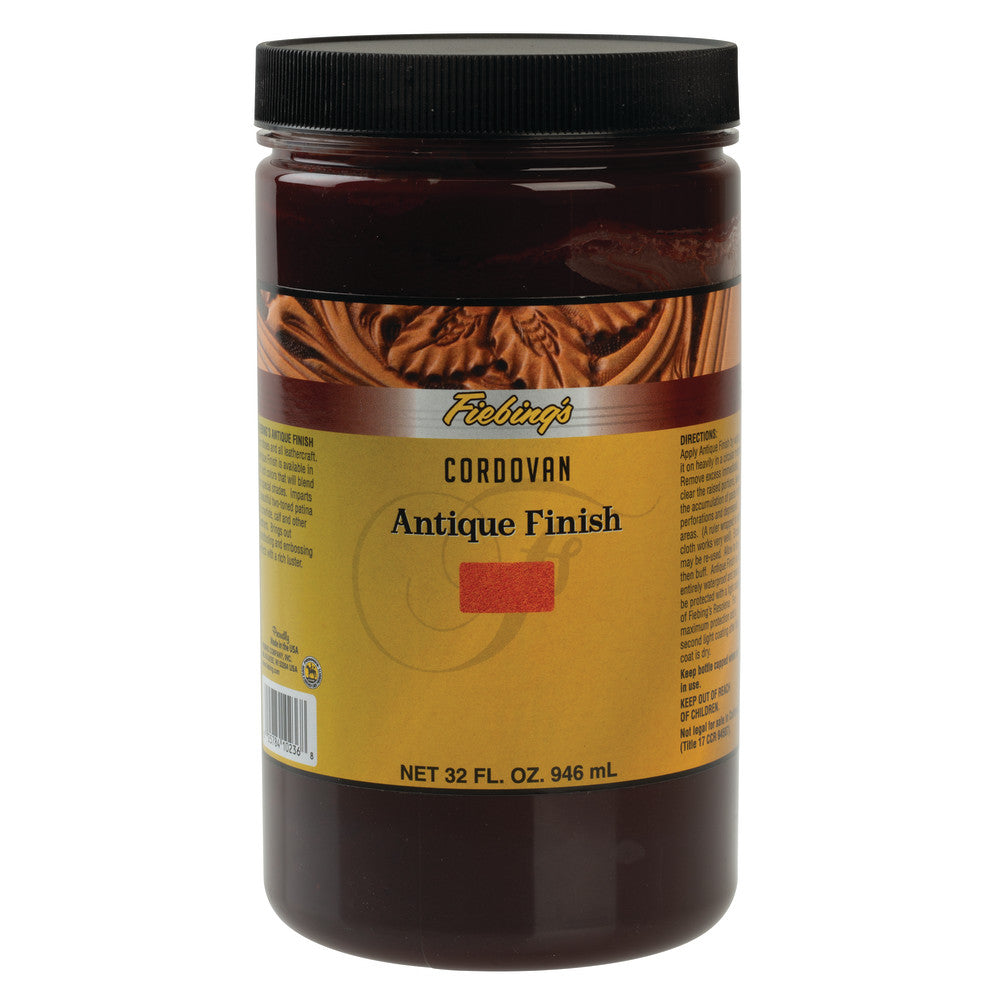 Fiebing's Antique Finish, Quart, Cordovan