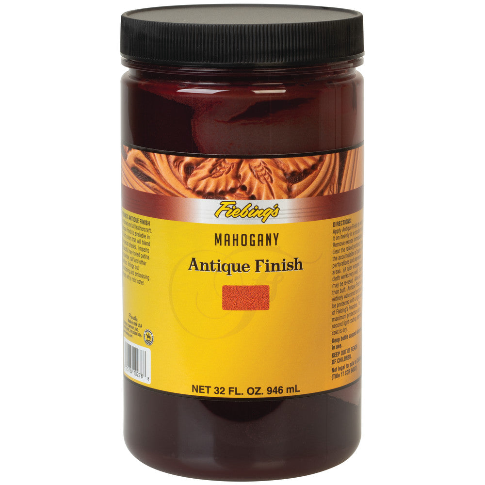 Fiebing's Antique Finish, Quart, Mahogany