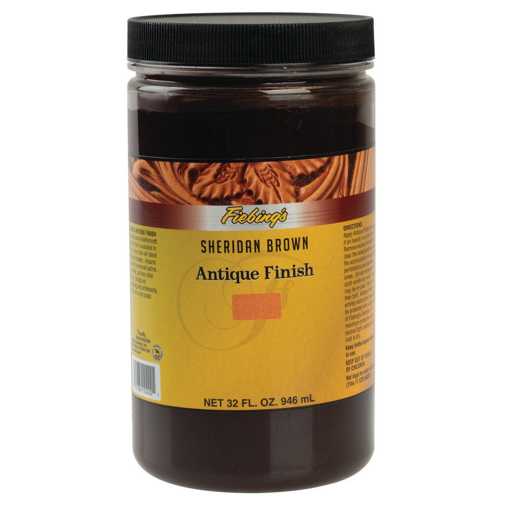 Fiebing's Antique Finish, Quart, Sheridan Brown