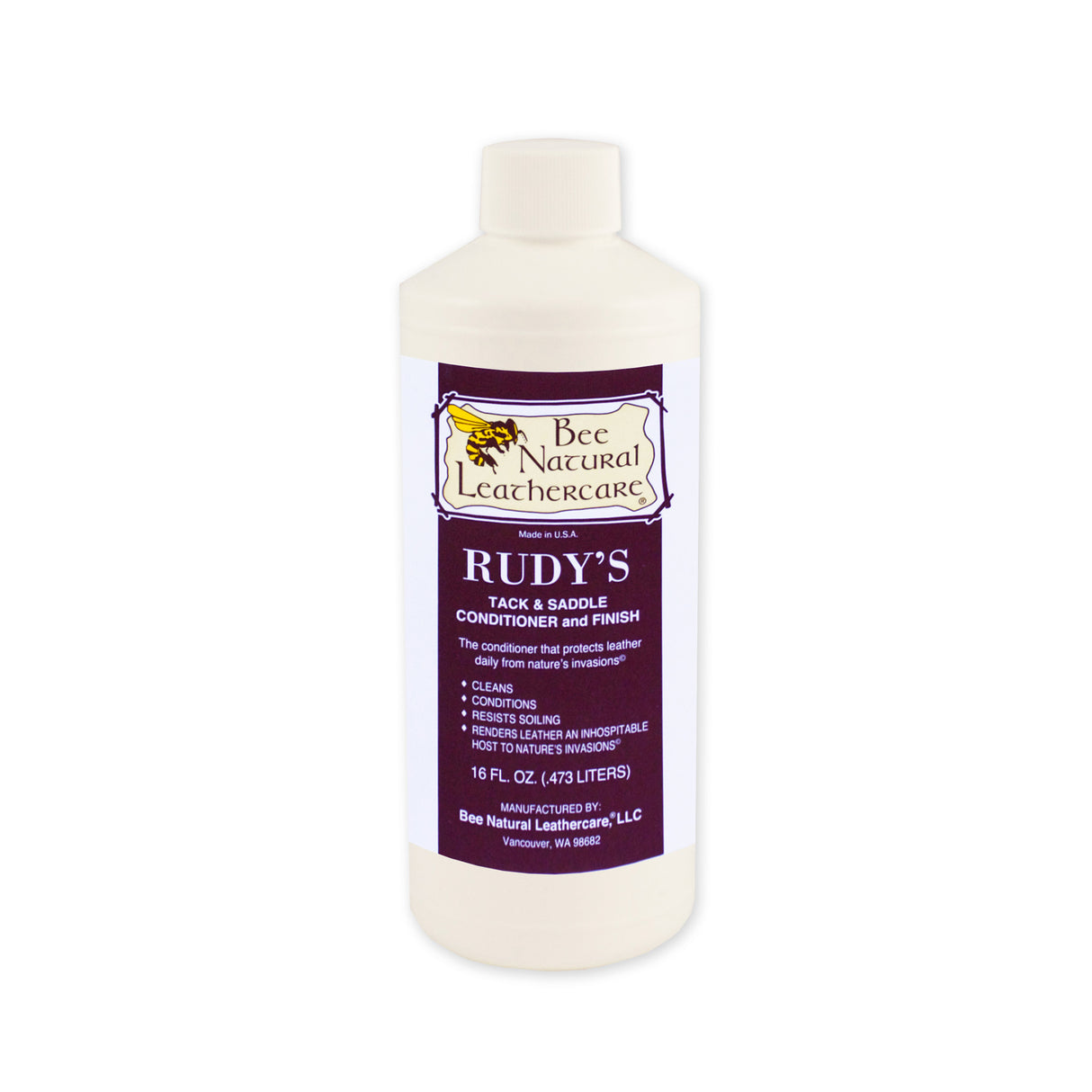 Bee Natural Leathercare® Rudy's Conditioner & Finish, 16 oz.