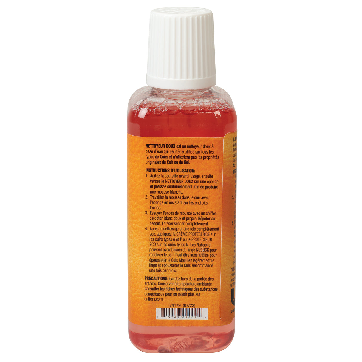 Leather Master Strong Cleaner, back