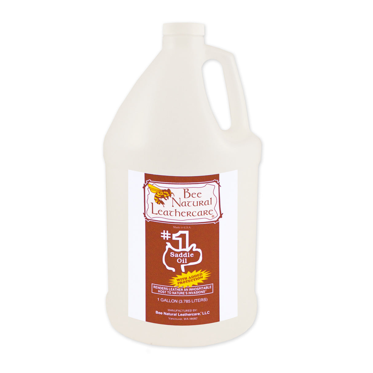 Bee Natural #1 Saddle Oil with Added Protection, Gallon