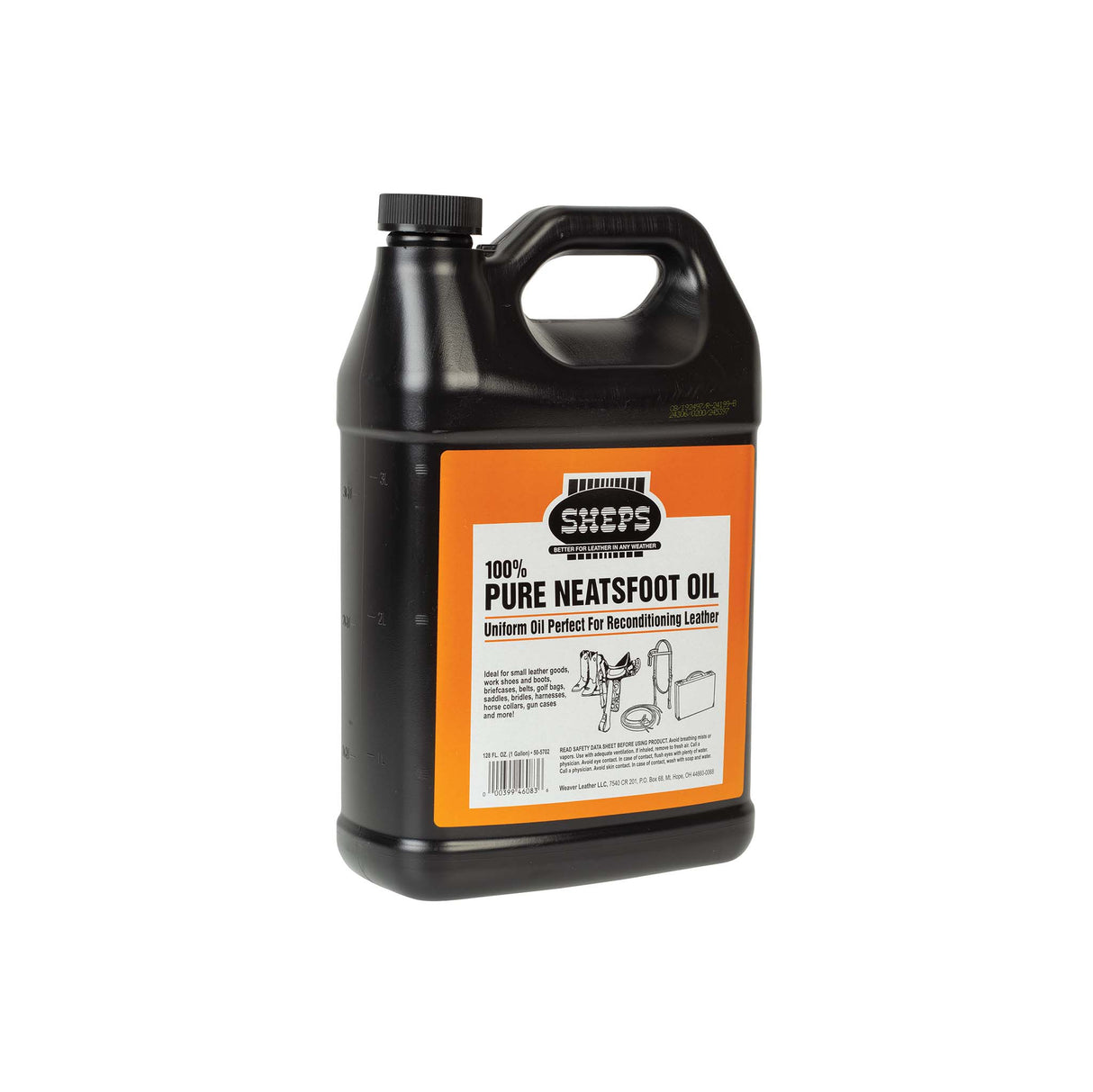 Sheps® 100% Pure Neatsfoot Oil, Gallon, Side