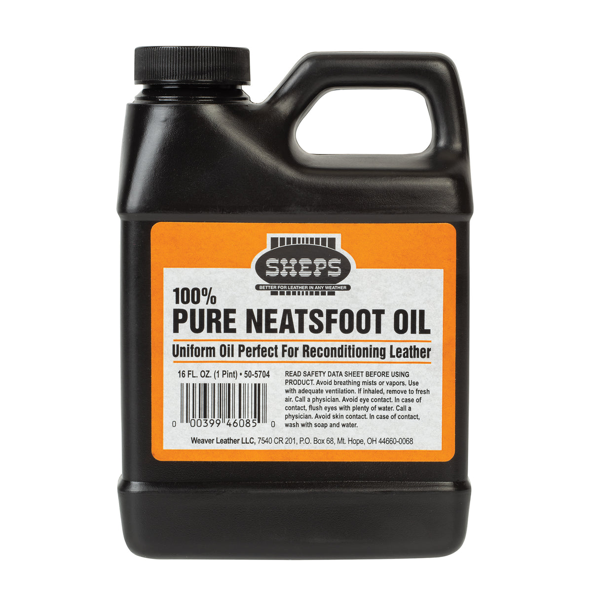 Sheps® 100% Pure Neatsfoot Oil, Pint, Front
