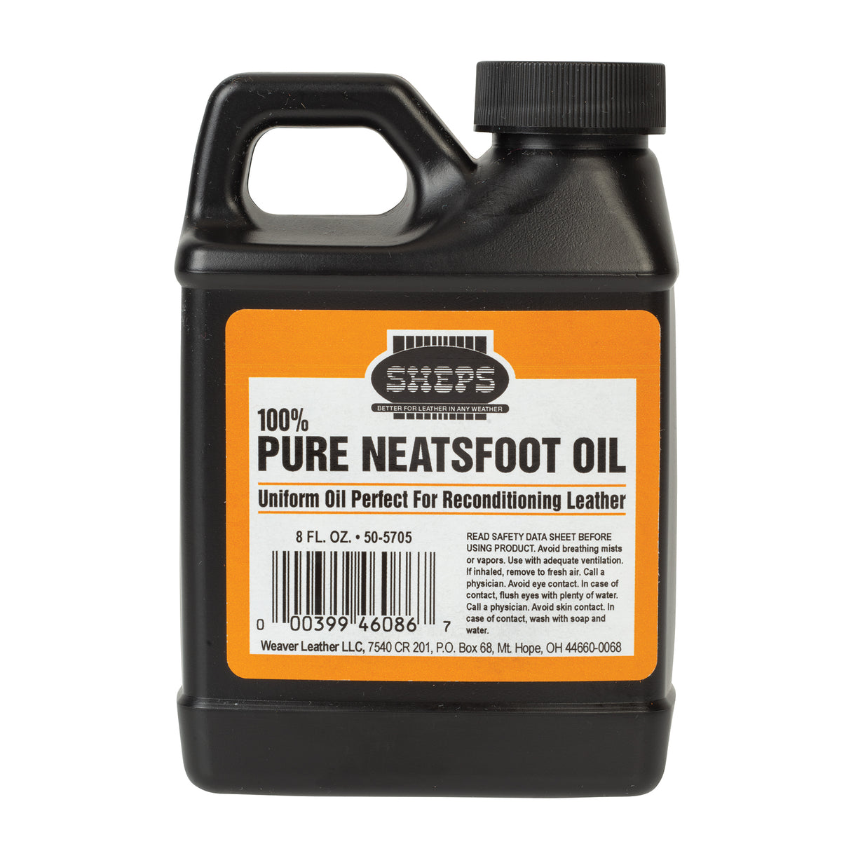 Sheps® 100% Pure Neatsfoot Oil, 8 oz., Front
