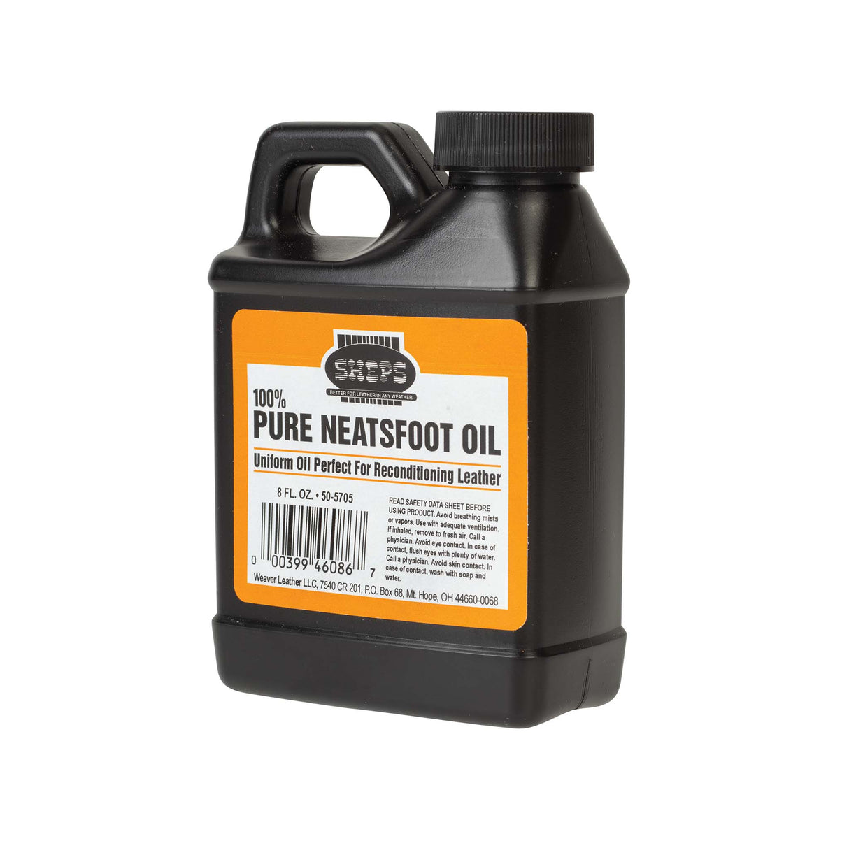 Sheps® 100% Pure Neatsfoot Oil, 8 oz., Side