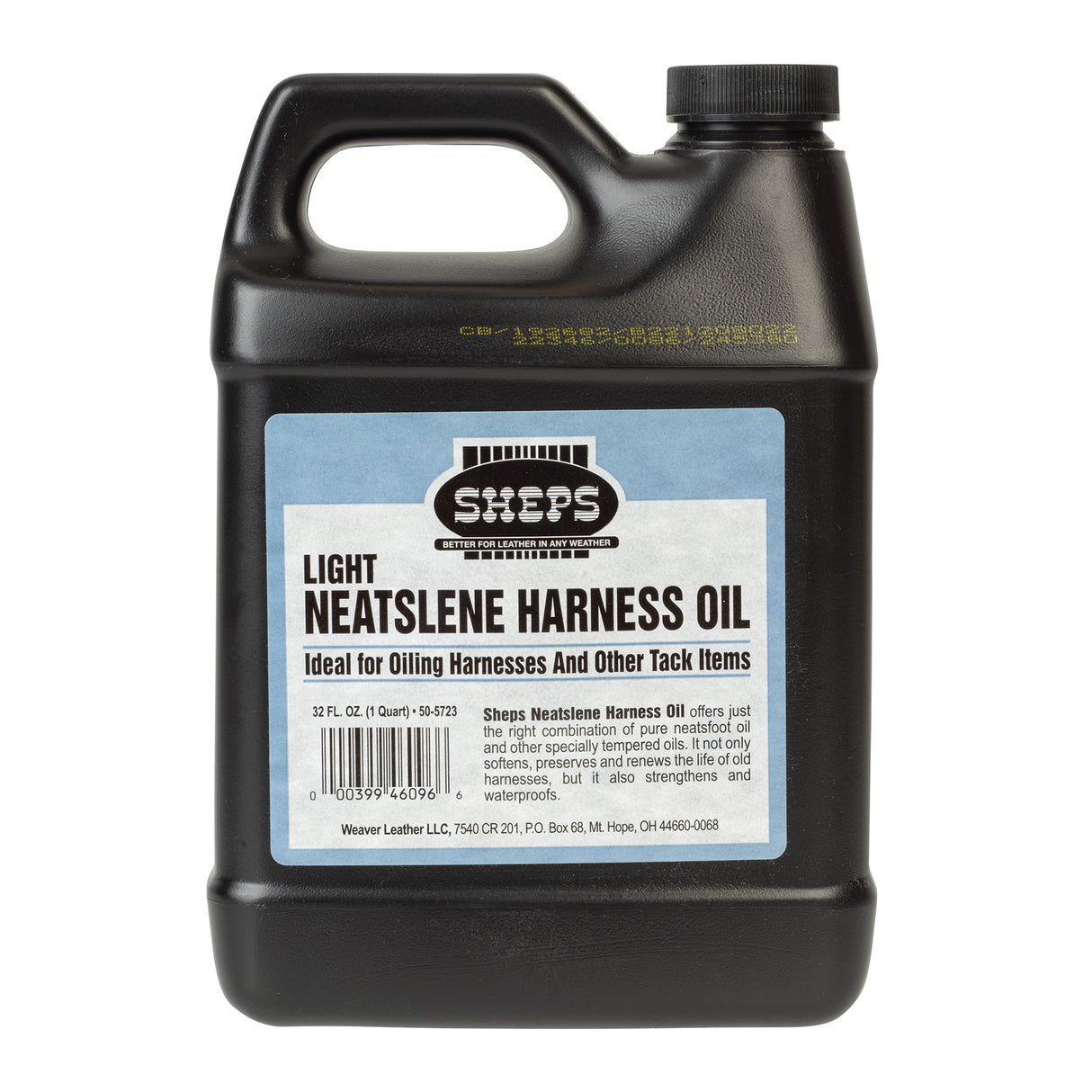 Sheps® Neatslene Harness Oil Light, Quart, Front