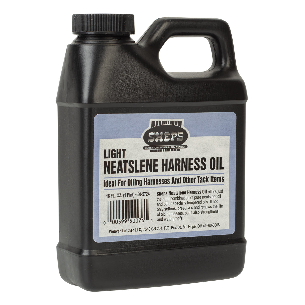 Sheps® Neatslene Harness Oil Light, Pint, Side