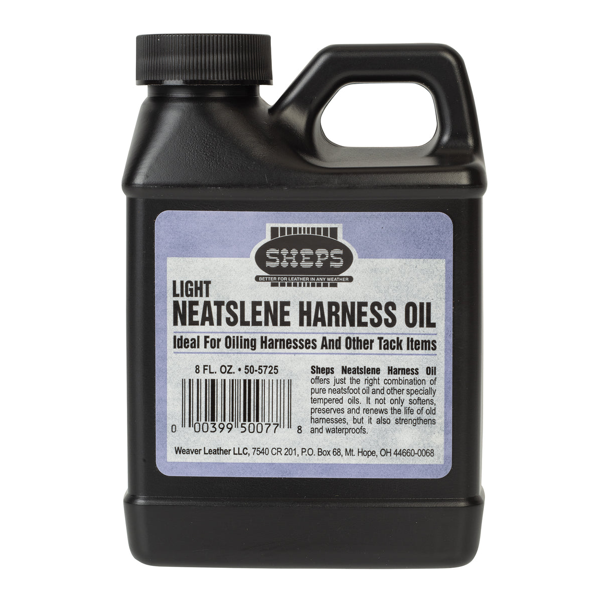 Sheps® Neatslene Harness Oil Light, 8 oz., Front
