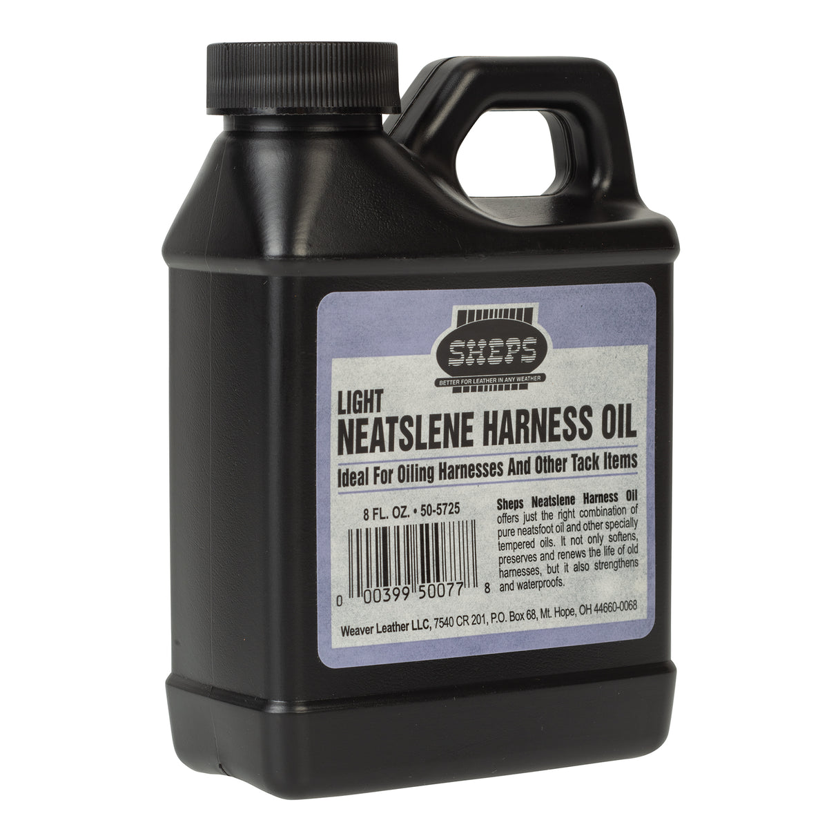 Sheps® Neatslene Harness Oil Light, 8 oz., Side